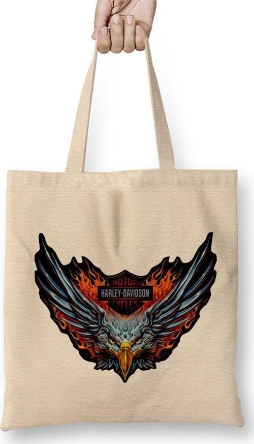 Harley Davidson Kartal Bez Çanta Uzun Saplı