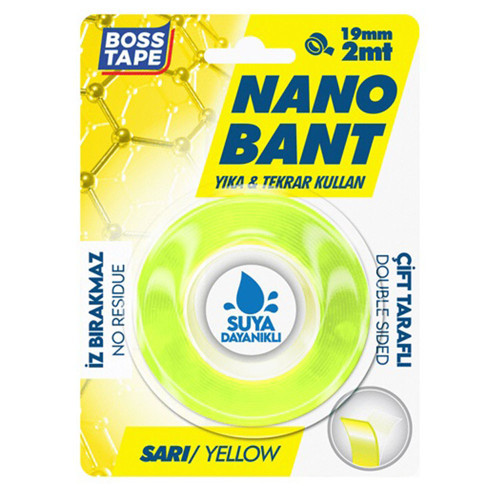 Yeni Sarı Nano Bant Magic Tape (Blister) Bt-01034
