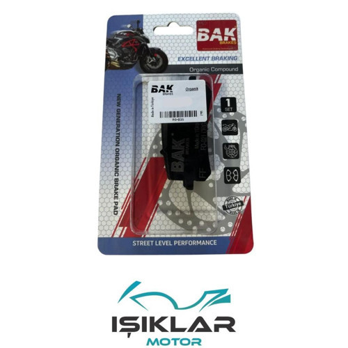Mondial Ressivo 250 Bak Ön Fren Balata Ibk0151
