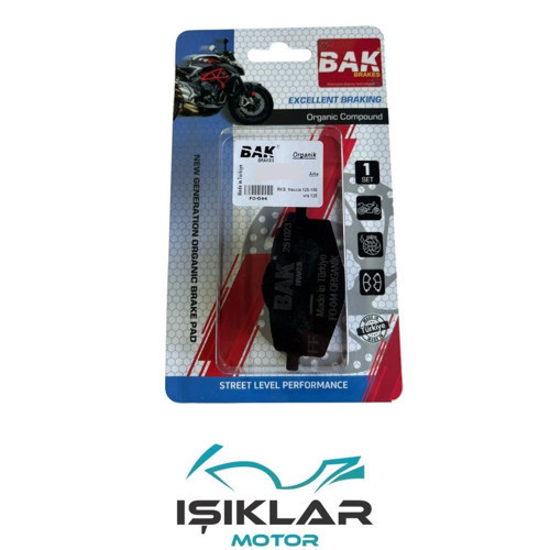 Rks Freccia 150 Arka Fren Balata Boss (Made İn Türkiye) M003 Ibk0214