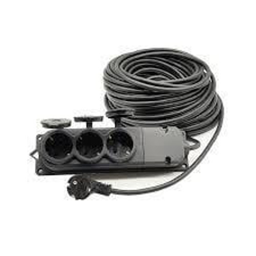 01556 10 Metre Grup Prizli Uzatma 3X2,5 Kablo