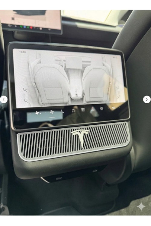 Tesla Model Y Juniper Arka Havalandırma Koruma Kapakları – 3’Lü Set | Isıya Dayanıklı Abs