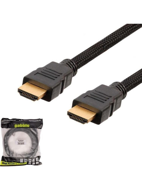 GAB-HDMI015 1,5 m Gold Örgülü HDMI Kablo