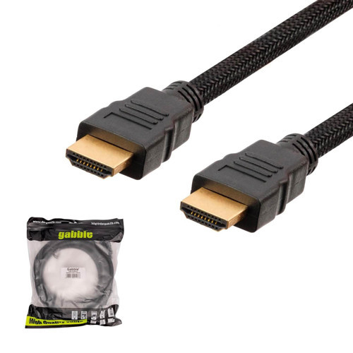 GAB-HDMI415 HDMI to HDMI 15 Metre Gold 4K HDMI Kablo