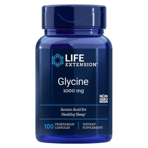 Glycine 1000 mg Amino Acid That Promotes Healthy Sleep 100 Caps