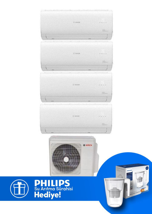 Multi Split İnverter Klima 28000 Btu 1 Dış + 4 İç Ünite 9+9+9+9 Btu (Su Arıtma Sürahisi Hediyeli)
