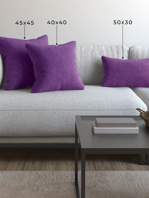 Soft Series Ametist Rengi Kırlent, Yastık Kılıfı