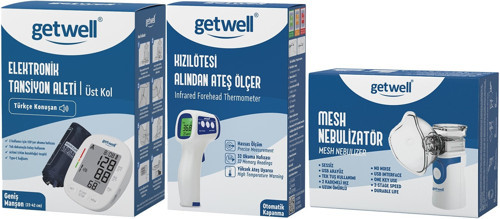 (Avantaj Pk 4) Üst Koldan Tansiyon Aleti - Ateş Ölçer, Temassız - Nebulizatör Şarjlı