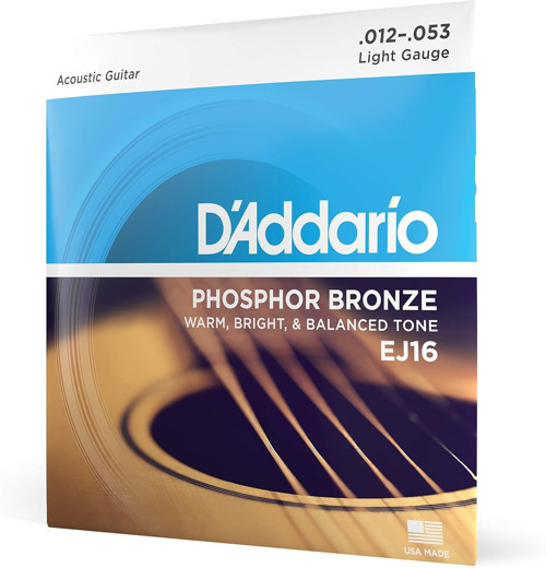 EJ16 Takım Tel Akustik Gitar Teli Phosphor Bronze 12-53