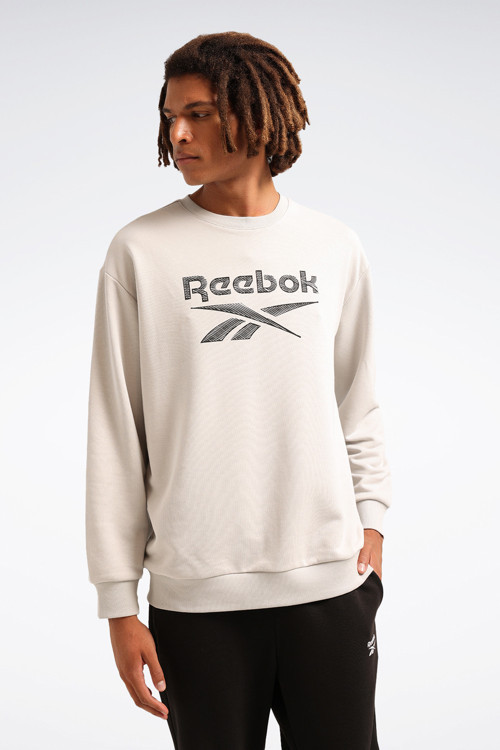 New Id Reg Crew Gri Erkek Sweatshirt