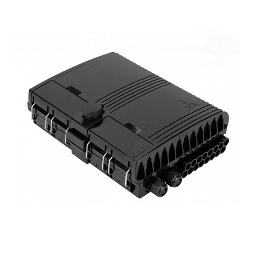 PTB Medium 16 SC-SX/LC-DX Port Siyah Plastik Fiber Optik Duvar Tipi Sonlandırma Kutusu