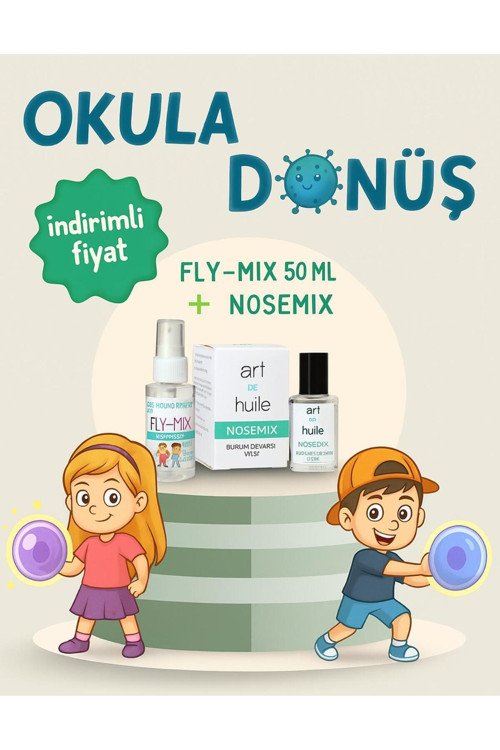 Okula Dönüş Fly Mix 50 Ml + Nosemix 10 Ml Avantajli Paket