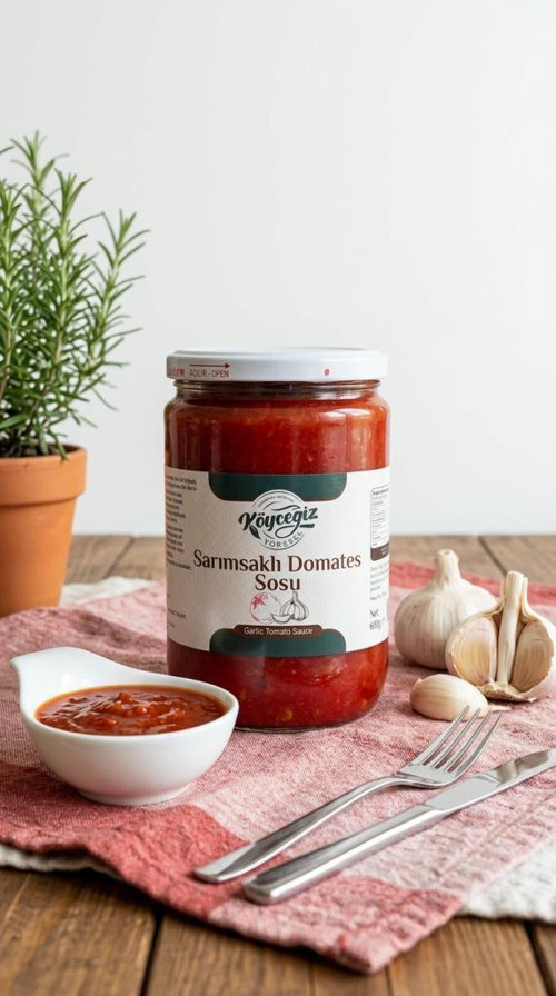 Kb Köyceğiz Yöresel Sarımsaklı Domates Sosu 600 G