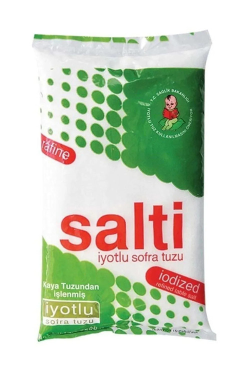 İyotlu Sofralık Kaya Tuzu 750 Gr