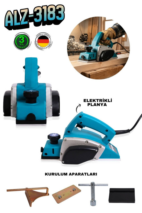 Allizer ALZ-3183 880W Profesyonel Elektrikli Planya
