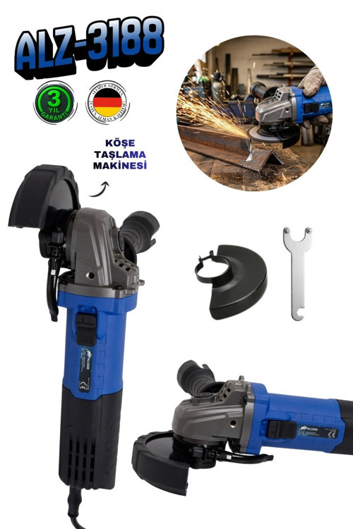 Allizer ALZ-3188 990W Profesyonel Taşlama Makinesi 115mm