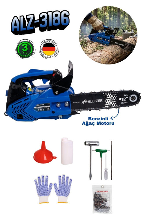 Allizer ALZ-3186 Profesyonel Benzinli Mini Testere