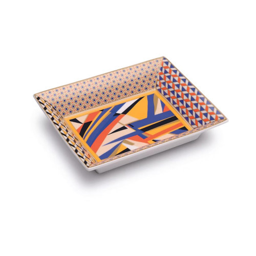 Porselen Dekoratif Tabak 19,5 x 15,5 cm