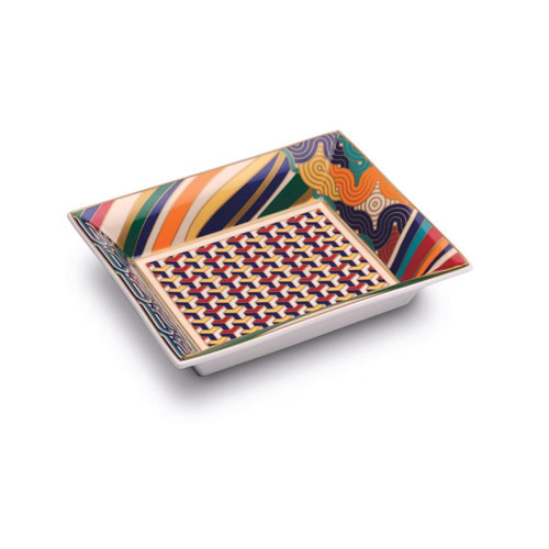 Porselen Dekoratif Tabak 19,5 x 15,5 cm