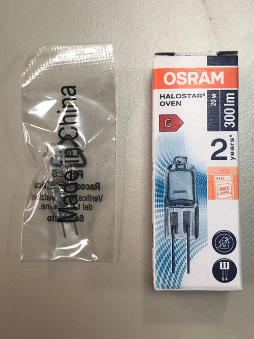 2 ADET OSRAM 64428 Oven 12V 20W G4 Halojen Lamba