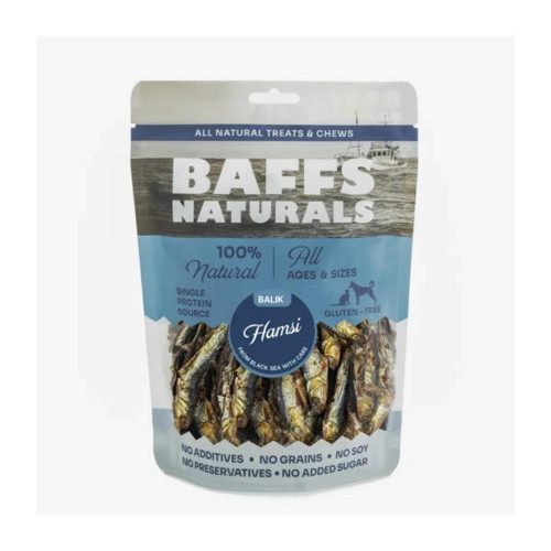 Hamsi Balık %100 Doğal Çiğneme Köpek Ödül Maması 100 gr