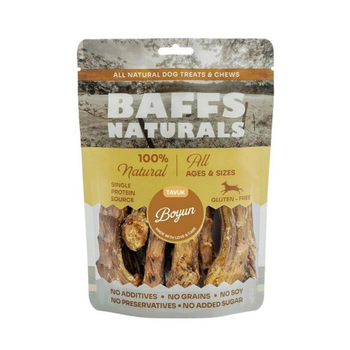 Naturals Organik Tavuk Boyun 100 gr Köpek Ödül Maması