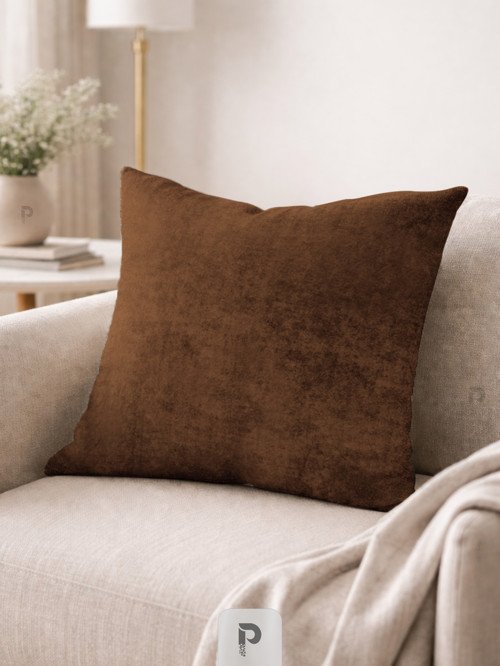 Home Daily Series Kahverengi Kırlent Yastık Kılıfı