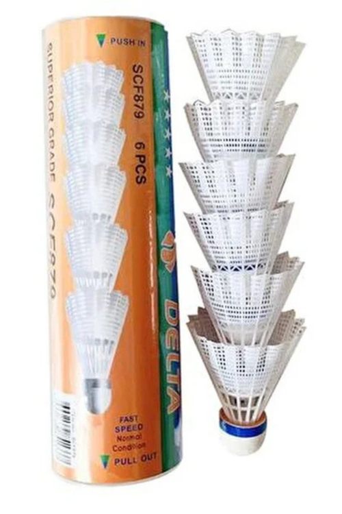 Badminton Topu Scf 879 Mantar Başlı 6'lı Yüksek Hız