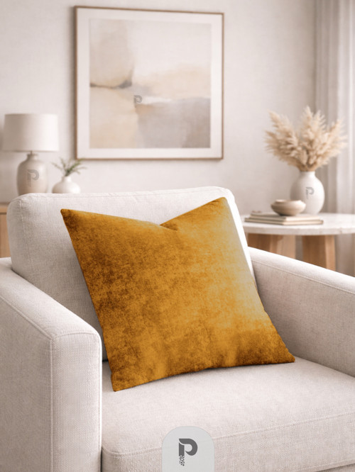 Home Daily Series Safran Rengi Kırlent Yastık Kılıfı