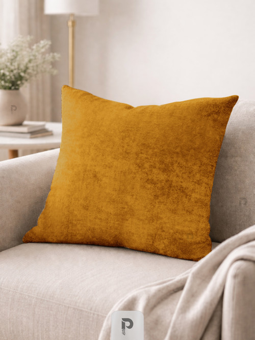 Home Daily Series Safran Rengi Kırlent Yastık Kılıfı