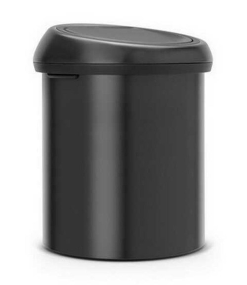 Matt Black Dokunmatik Çöp Kovası 60lt