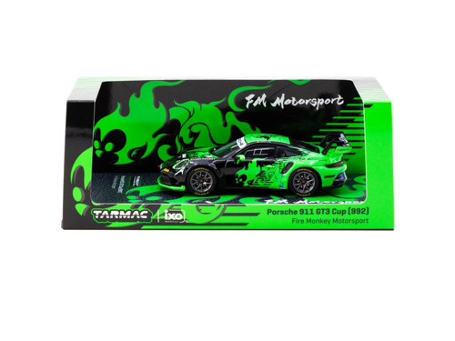 x IXO Models 1:64 Porsche 911 GT3 Cup (992) Fire Monkey Motorsport T64-093-FMM