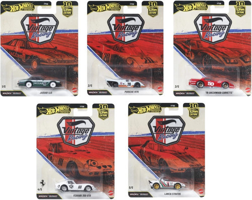 Premium Car Culture Vintage Racing 5'li Set Porsche 917K Ferrari 250 GTO Lancia Stratos