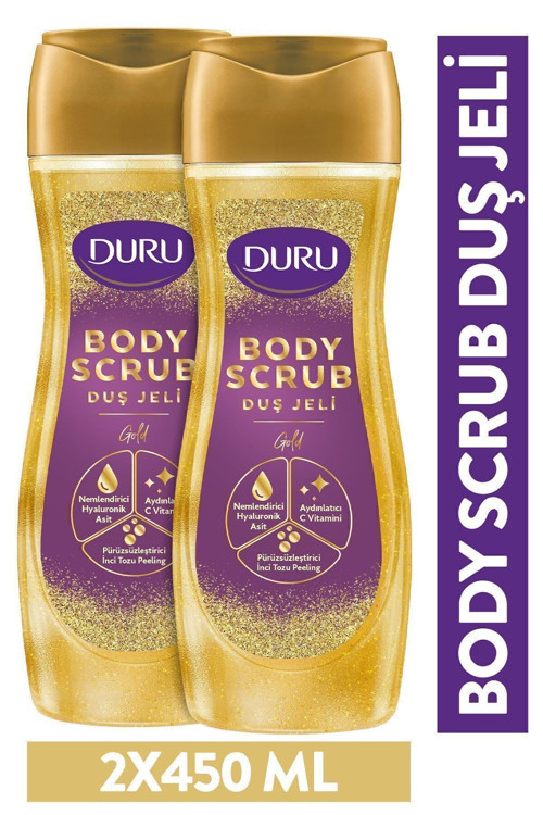 Body Scrub Gold Duş Jeli 2x450 Ml