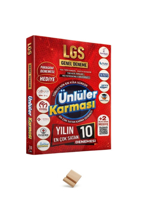 Ünlüler Karması 8. Sınıf LGS Ünlüler Karması 10 lu Deneme