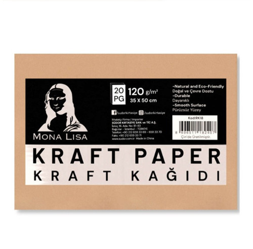 Mona Lisa Kraft Kağıdı 120Gr 35X50Cm 20Li