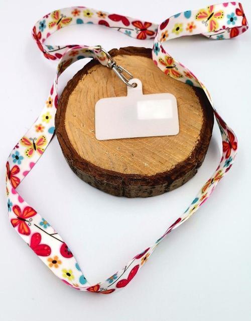 Renkli Yeni Nesil Parlak Kadife Kumaş Telefon Askısı