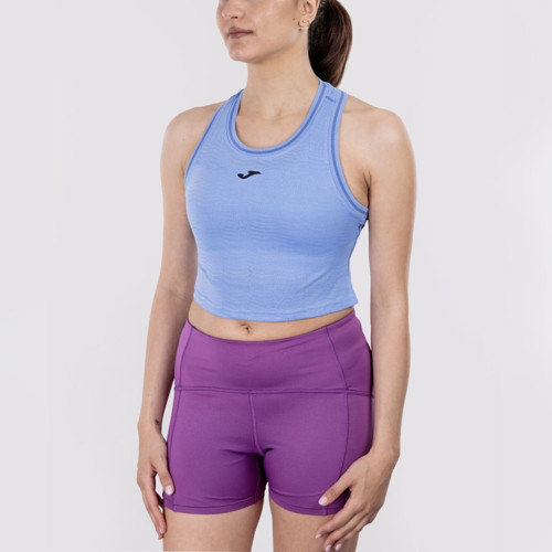 902607.715 Smash Kadın Kolsuz Crop Top - Mavi