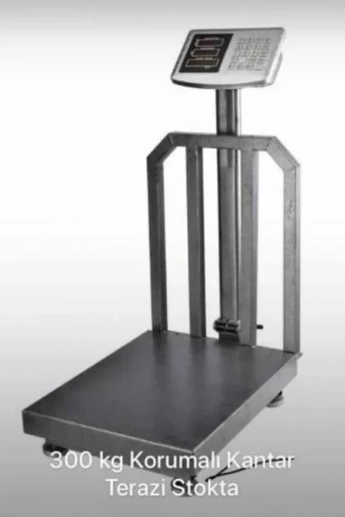 Elektronik Dijital Kantar Terazi 300 kg Mavi Teknika