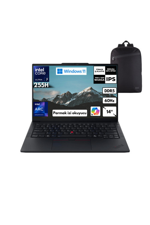 ThinkPad E14 G7 U7-255H 48 GB 1 TBSSD Intel Arc Graphics 14"W11H +S. Çantası 21SX007HTXHMF4