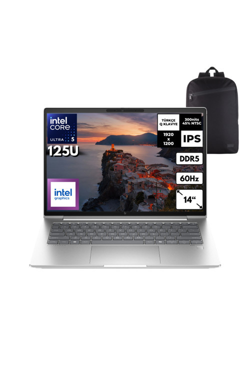 640 G11 U5-125U 16-GBDDR5 4 TBSSD Intel Graphics 14" Windows 10 Pro +S. Çantası AD4D0ETHMF86