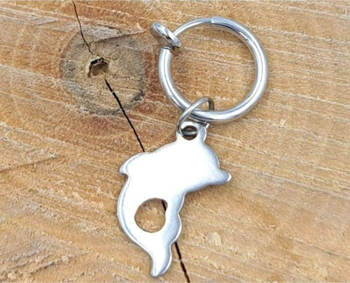 Çelik Gümüş Renk Figürlü Piercing
