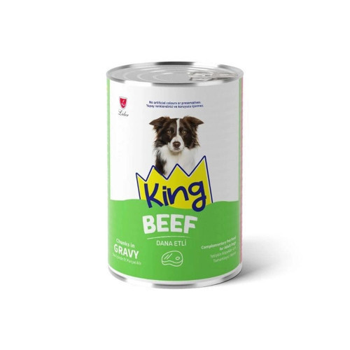 Sos İçerisinde Et Parçacıklı Dana Etli Yetişkin Köpek Konservesi 400 gr
