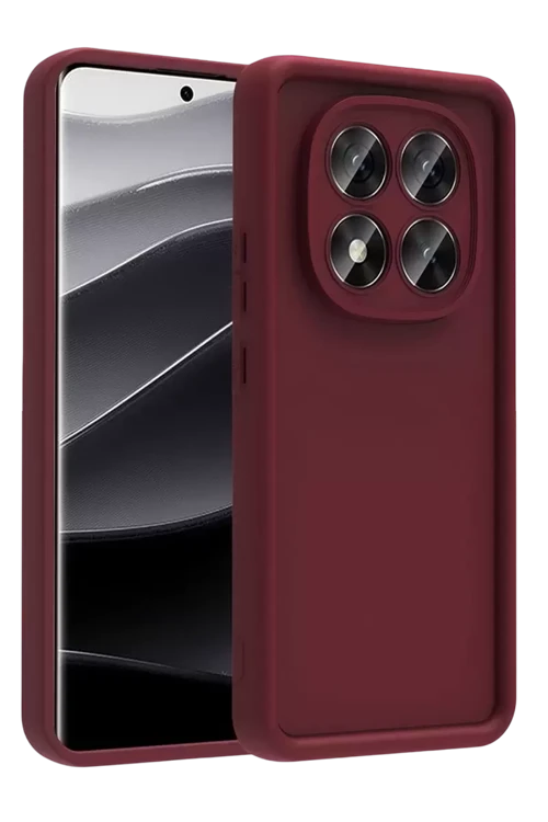 Redmi Note 15 4G Viera Silikon - Bordo