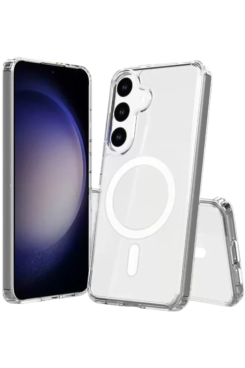 Galaxy S26 Magneticsafe Şeffaf Silikon - Şeffaf