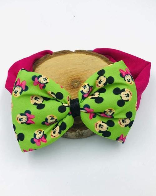 Desenli Lastik Bandana