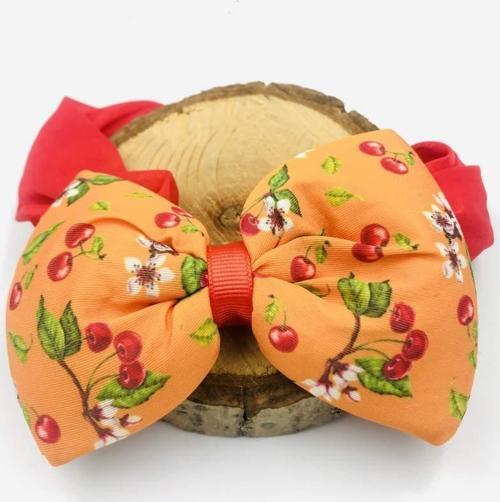 Desenli Lastik Bandana