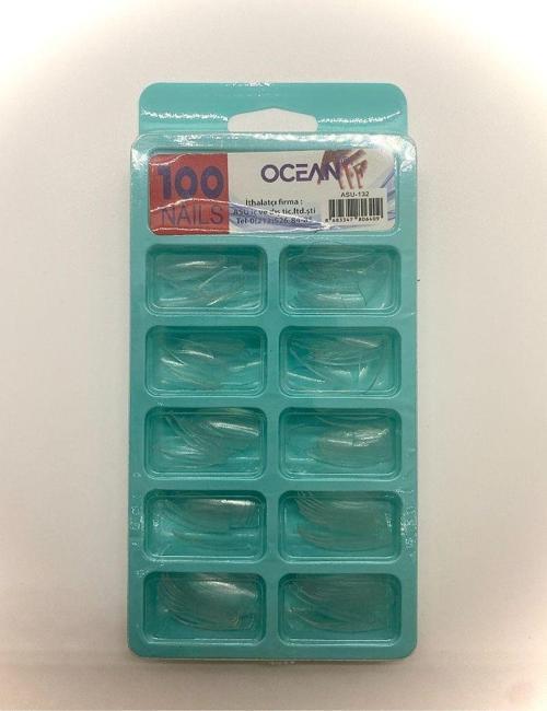 100'lü Şeffaf Takma Tırnak
