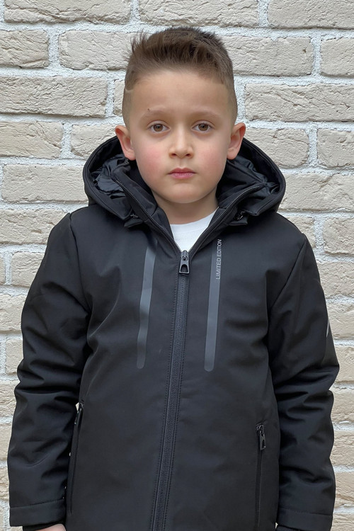 Erkek Çocuk Kapüşonlu Mont Dragonboy