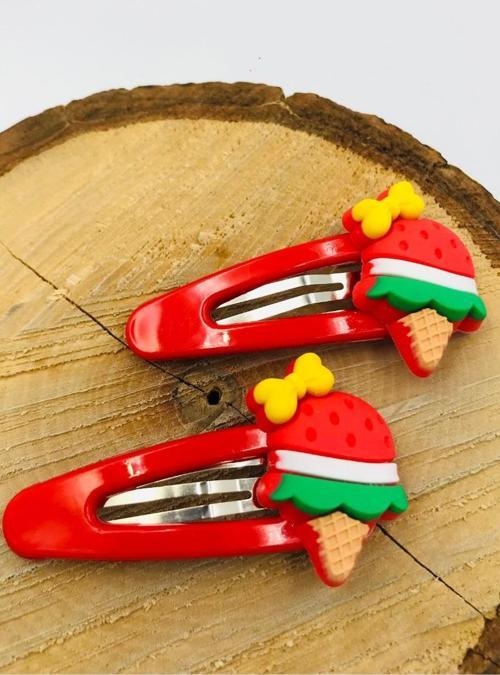 2 Li Figürlü Renkli Lüks Çıt Çıt Toka
